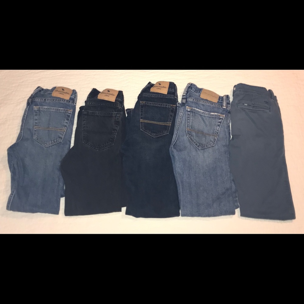 Abercrombie Boys 9/10 Lot of 5 Pants/Jeans